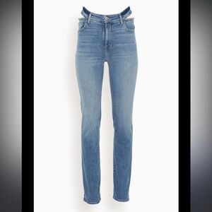 NWT Jonathan SIMKHAI Amelia Straight Leg Denim Jeans Size 31 Embellished